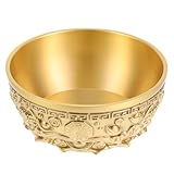 Toyvian Cuenco Decorativo de Latón Macizo 10 CM Cuenco Chino Tradicional...