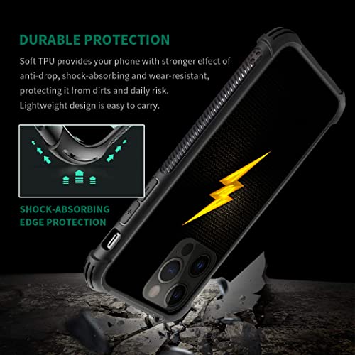 Tnxee Compatible With Iphone 14 Pro Max Case,Flash Iphone 14 Pro Max Cases For Men/Women,Soft Tpu Anti-Skid Thread And Four Corner Anti-Collision Protection Case For Iphone 14 Pro Max #TOP2