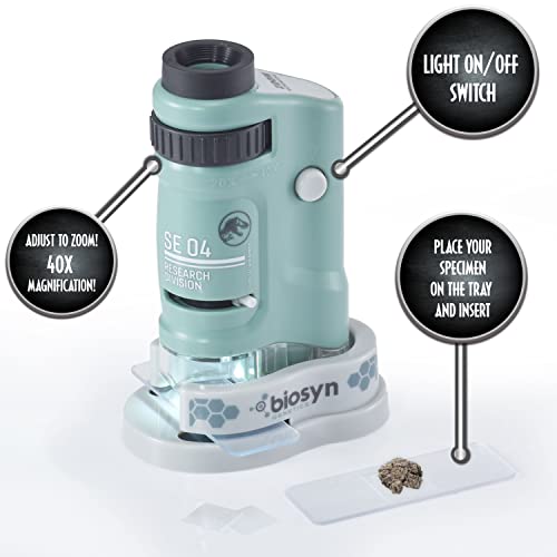 Microscope Jurassic World REDSTRING le cadeau idéal de science pour enfant - 5