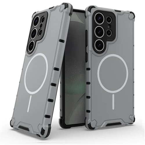 Coque antidérapante pour Samsung A54 magnétique grise pour éviter les bris d'écran