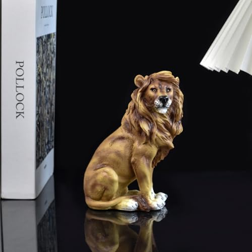 Estatua de León en Resina para Decoración miniatura 7