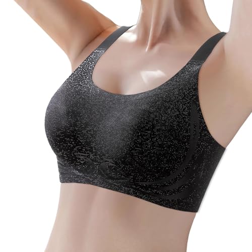 Bralette forte poitrine sans couture avec bretelles convertibles et fermeture devant