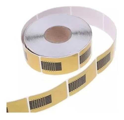 100 Moldes Adesivos Papel Unhas Gel Porcelana Prof.