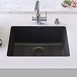 Unsere Granitspüle stellt eine zeitlose Bereicherung für Ihren Küchendekor dar.