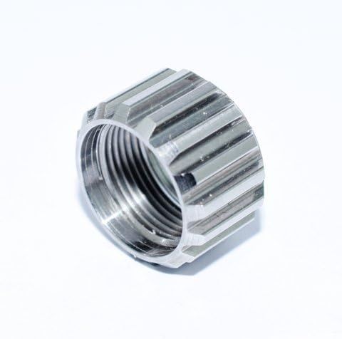37/64 x 28 .578x 28 Barrel Thread Protector Stainless .45 Cal Splined #3100