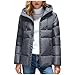 HAOLEI Piumino Donna 100 Grammi Giubbino Invernale Leggero Cappotti Lunghi Elegante Antivento Cappotto Trapuntato Curvy Caldo Piumini Con Zip Casual Giubbotto Lunghe Taglie Forti Parka Con Tasche