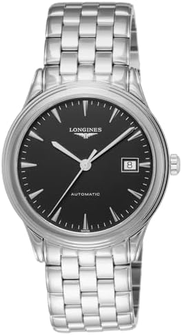 （10:00時点） [LONGINES] メンズ 腕時計 Watch ロンジン FLAGSHIP フラッグシップ L4.974.4.52.6 自動巻 日常生活防水 サファイアガラス ブラック文字盤 ステンレススチール [並行輸入品]