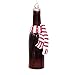 Budweiser Glass Bud Light Beer Bottle with Scarf Ornament, 5-Inch