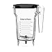 Blendtec 75 oz FourSide Commercial Jar - Four-Sided Replacement Blender Jar - Compatible with Most Blendtec Blenders - 32 oz Blending Capacity - Clear