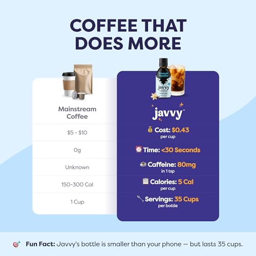Javvy Cold Brew Coffee Concentrate Instant Coffee, Vanilla - image 8