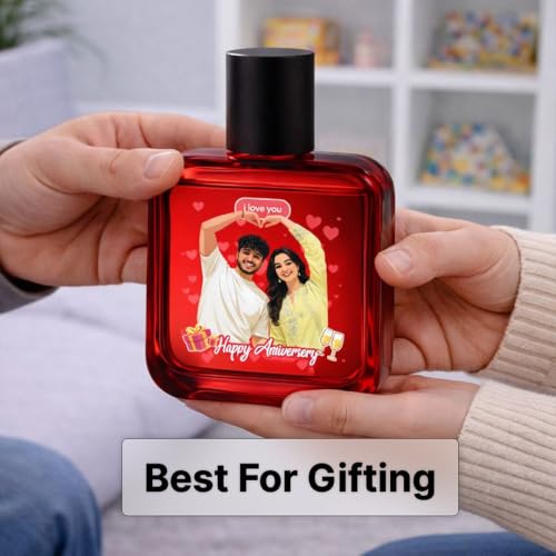 Image of Personalized Wild Stone Ultra Sensual Eau De Parfum 100ml | Long Lasting Citrus Spicy & Woody Scent | Happy Anniversary Photo Name Gift by Love Craft Gifts