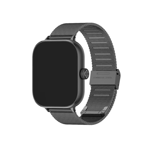 [LOKLNEYK] �X�e�����X���x���g�ɓK������Xiaomi Redmi Watch 4 5(Black 1,For Redmi Watch 4 5)