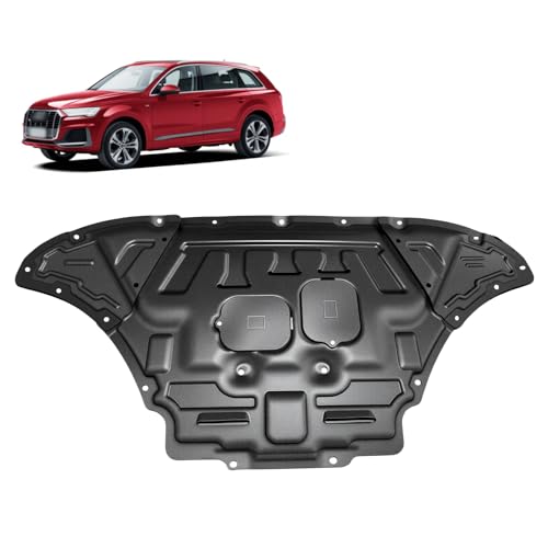 Frencstr Front Engine Splash Shield Fit for 2017-2024 Audi Q7/Audi Q8 2018-2025 Engine Case Guards Suitable for Q7/Q8 Under Engine Cover Mud Flaps Directly Replace Original by Frencstr - Used condition - US$90.08