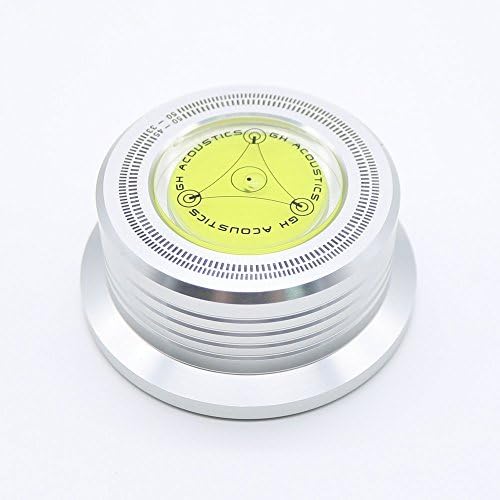 3-in-1 Record Clamp Audio LP Disc Stabilizer Stroboscope Gradienter Turntable HiFi 9.9oz Vinyl Clamp