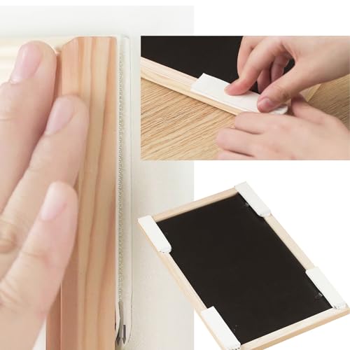28Pairs(56 Strips) Large Picture Hanging Strips Heavy Duty, Removable Hook and Loop Tape, No Damage Picture Frame Hangers, Adhesive Strips for Hanging and Wall Decor Without Nails. - Thumbnail 2