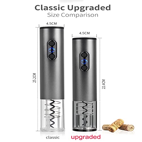 Alijonalo Upgraded Electric Wine Opener, Battery Operated Wine Bottle Opener With Foil Cutter For Wine Lovers Gift, Home Kitchen, Bar, Wedding, Party #TOP1