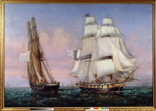 Tableau sur toile Napoléon Ier Garneray 60x90cm pour décoration murale