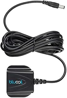 Blucoil 9.6V 200mA Power Supply with Slim UK Plug AC Adapter Center Negative and Over Voltage, Short Circuit Protection - Compatible with BOSS Metronomes/Drum Machines and EHX Effects Pedals