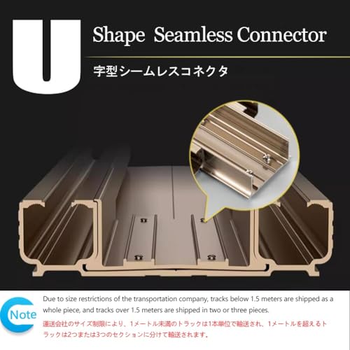 Barras de cortina para dormitorio dobles de aluminio blanco de 120 cm 6