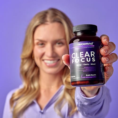 Image of Nutrition - Clear Focus, Brain Supplements for Memory and Focus Support, Memory Supplements with Ashwaghanda, Lions Mane, Ginkgo Biloba, and More, 120 Capsules