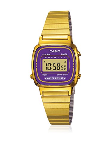 Preisvergleich Produktbild CASIO Damen-Armbanduhr Digital Quarz Edelstahl LA-670WGA-6