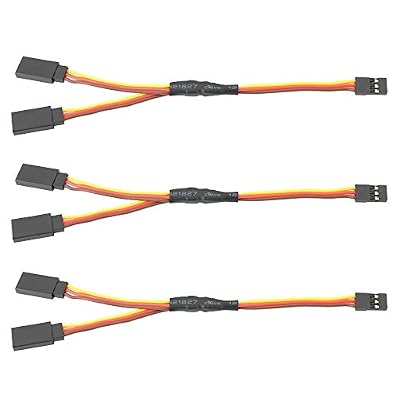 GTIWUNG 3Pcs 150mm Cable de Extensión Servo Y Divisor para JR Futaba RC Accesorios, Extensión Wire para RC Coche Avión Helicóptero Drone, Expert Electronics Harness(un macho a dos conectores hembra) | Ya disponible en tu tienda friki favorita! En mundofriki.es! GTIWUNG 3Pcs 150mm Cable de Extensión Servo Y Divisor para JR Futaba RC Accesorios, Extensión Wire para RC Coche Avión Helicóptero Drone, Expert Electronics Harness(un macho a dos conectores hembra) | Ya disponible en tu tienda friki favorita! En mundofriki.es!