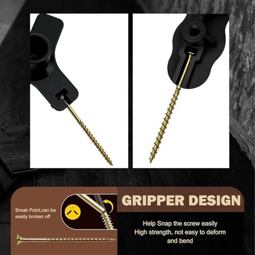 Jectse Bodenreparaturset, 3233 Squeak No More Kit Eliminiert Boden Quietschen, Enthält 5 Hilfswerkzeuge und 50 Schrauben für die Meisten Teppiche Vinylböden Hartholz Böden