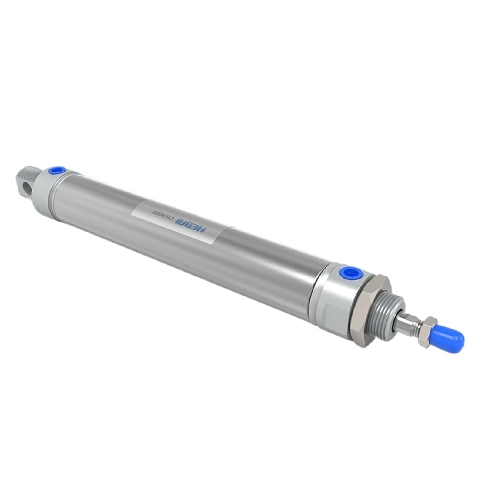 Cylindre pneumatique MA25 inox à queue plate pour guidage fluide