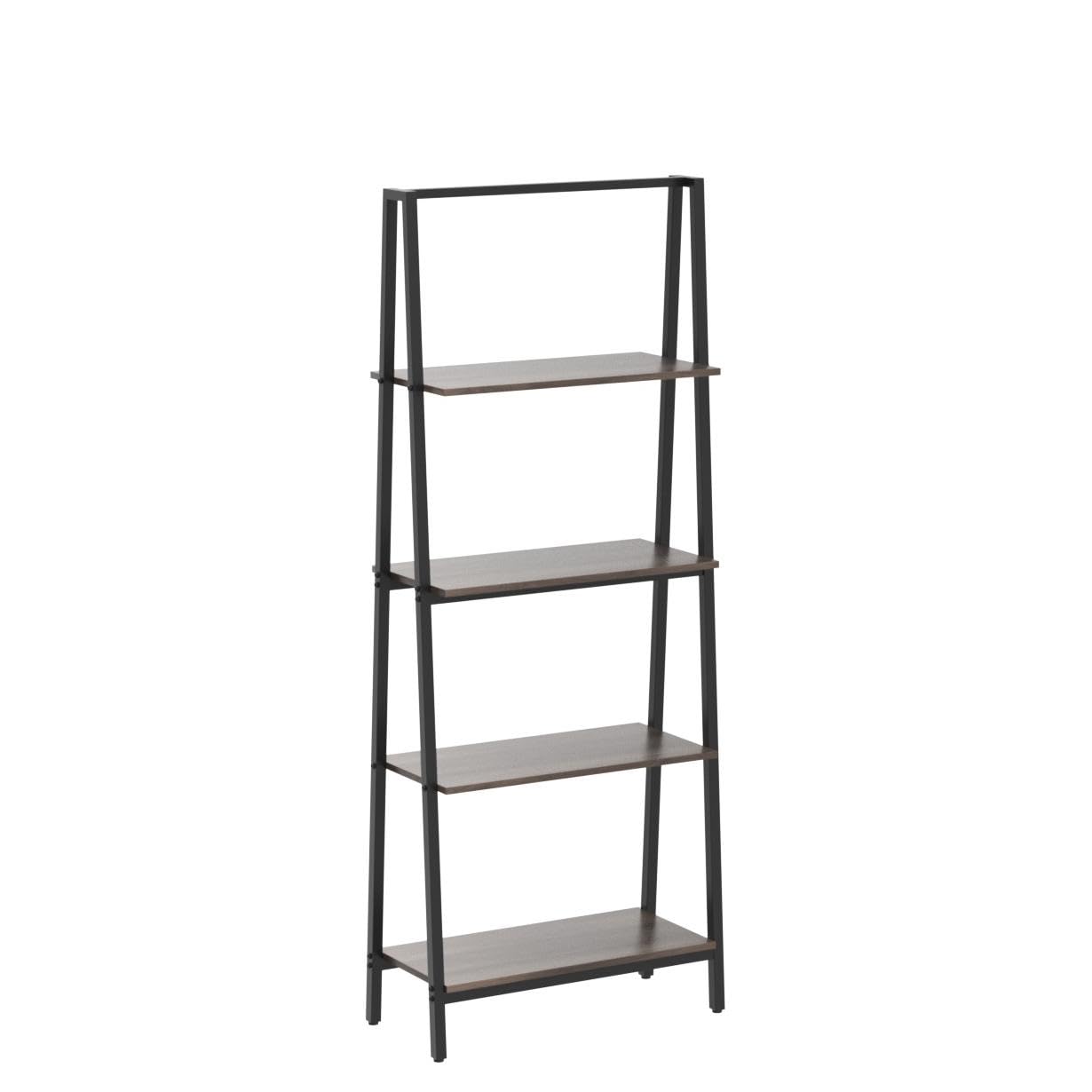 Novilla Scaffale a scala, scaffale per soggiorno, camera da letto, cucina, colore caffè