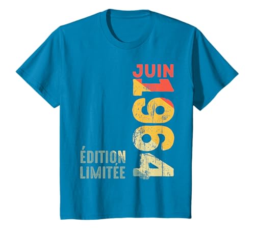 Édition limitée Juin 1964 Année 1964 Rétro 1964 Vintage T-Shirt