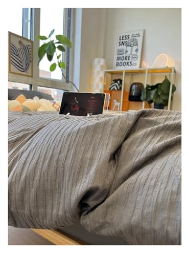 Parure de lit Queen d'hiver avec couette en coton et draps de luxe noirs - 3