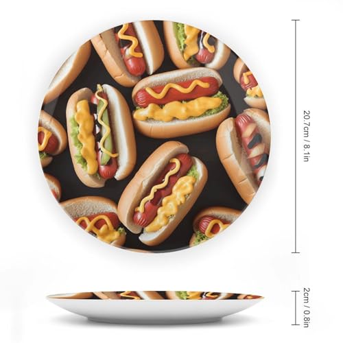 Assiette décorative en céramique et support pour sublimer un meuble vide