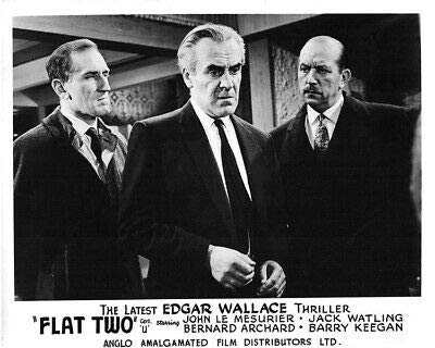 Flat Two Edgar Wallace Mystery Orig Lobby Card Bernrd Archard John Le Mesurier