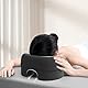 Umllpet Massage-Gesichtswiegenkissen, Massage Kopfstütze für Bett, Lochkissen Massage Kopfstütze, Massagekissen Kopf Loch aus Memorys-Schaum,Kopfstütze für Massagetisch für Spa Salon Massagebett(Grau)