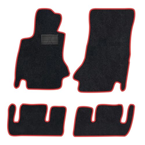 Tapis de sol de voiture pour Série 6 F06 Coupé 2 portes 2011-2018 antidérapants lot de 4