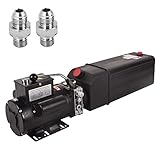 LFGUD 3.7 Gallon Hydraulic Pump 2950 PSI Car Lift Hydraulic Power Unit 3 HP Hydraulic Power Pack for 2 and 4 Post Lifts Car Lifting