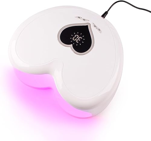 Miniatura 5 de FRUJCDKI Lámpara de uñas LED UV, secador de uñas de 96 W, lámpara de curado de esmalte de gel para kit de esmalte de uñas de gel, accesorios de arte
