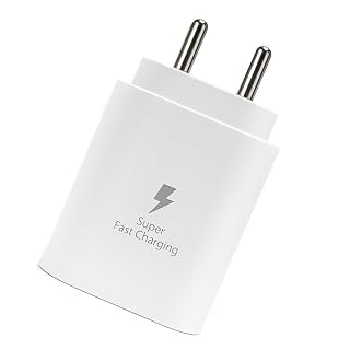 APFEN® 25W [BIS Certified] Type-C Super Fast Charger Adapter Compatible with Samsung S26,S25,S24, S23,S22,S21/Ultra/Fe, A56, M36, M17, M56, M07, M06, A17, A14, A35, F15. S/F/M/A/Z Series (White)