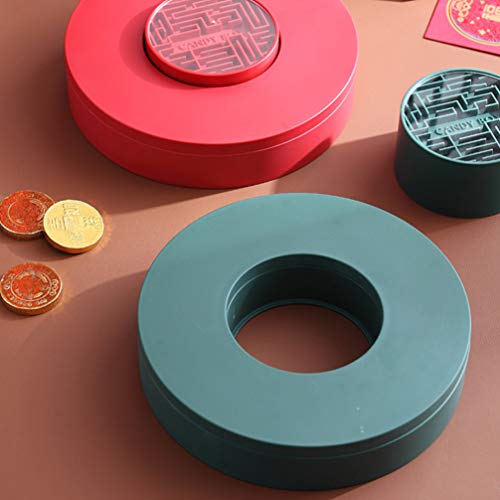 Cabilock Recipiente para servir doces verdes e nozes, tigela de frutas, petiscos, bandeja para aperi