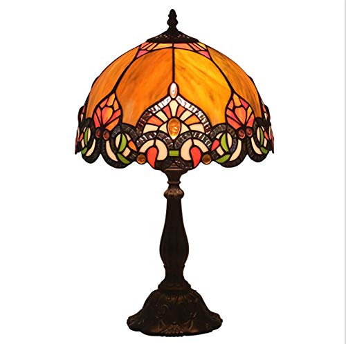 Lámpara De Mesa Estilo Tiffany De 12 '' Luz De Mesilla De...