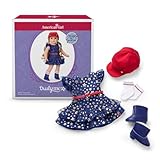 American Girl Team AG Navy Dress Set 18 inch Doll Clothes with Hat and Boots, Red, White, and Blue, 5 pcs, Ages 6+