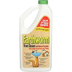 EARTHWORM Drain Cleaner, 32 FZ