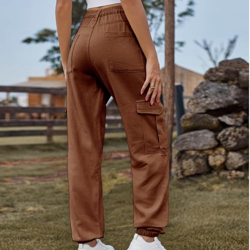 Y2k Cargo Pants Women High Waisted Tall, Pull On Joggers, Teen Girl Clothes, Womens Fashion Hiking Pants Trendy 20254