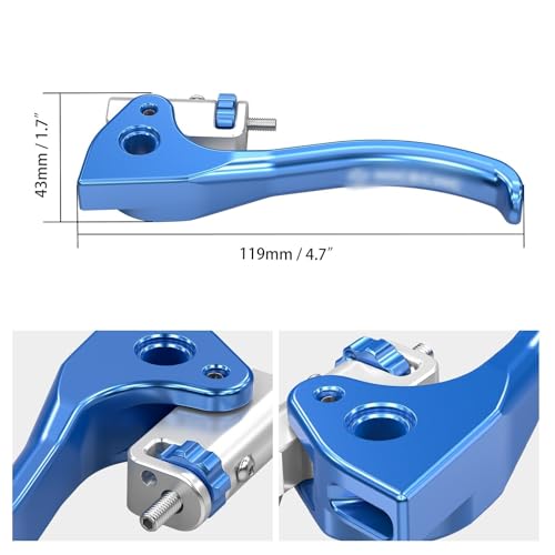 Kit de freno palanca embrague corto Sherco en aluminio mecanizado de alta gama 4