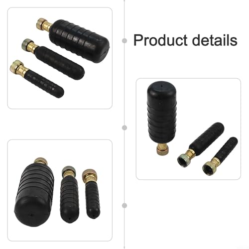 Kit de 3 unidades de globo destapacaños para tuberías de 1 a 6 pulgadas, globo de goma accionado por presión de agua para desatascar líneas principales de alcantarillado, fregaderos de baño, duchas y piscinas miniatura 2