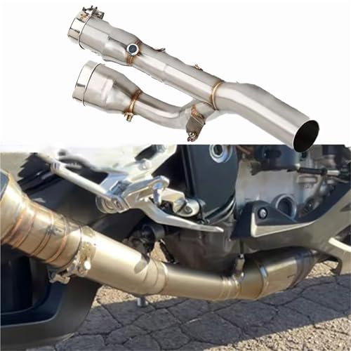 Silencieux intermédiaire moto BMW S1000RR 2019-2024 en inox durable