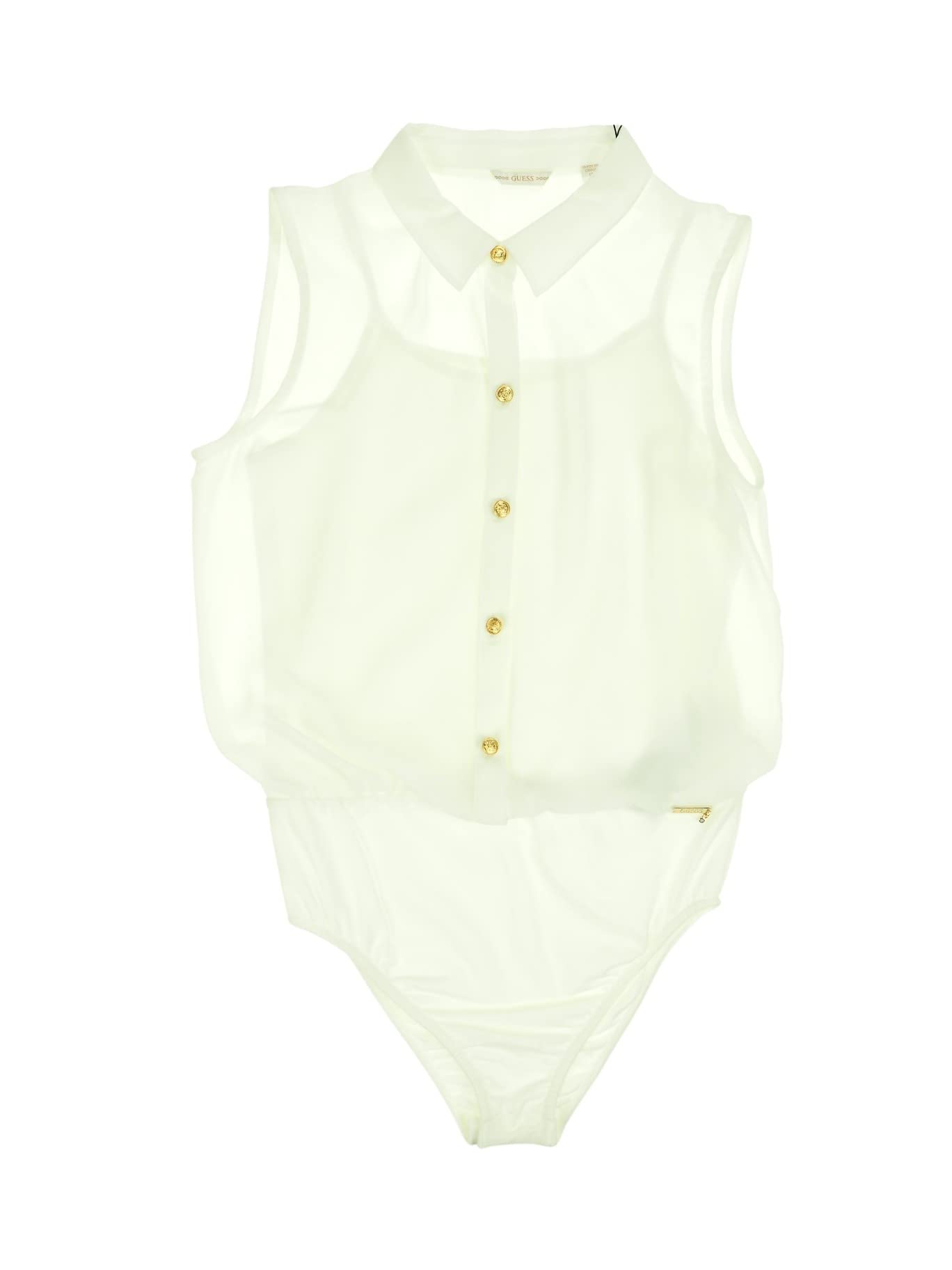 GUESS Bluzka dla dziewcząt, biała, White-g011, 16 lat