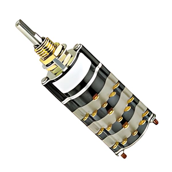 08A36-12-1-10N Switch Rotary SP10T 10 Flatted Shaft Solder Lug 0.25A 115VAC 28VDC Automotive