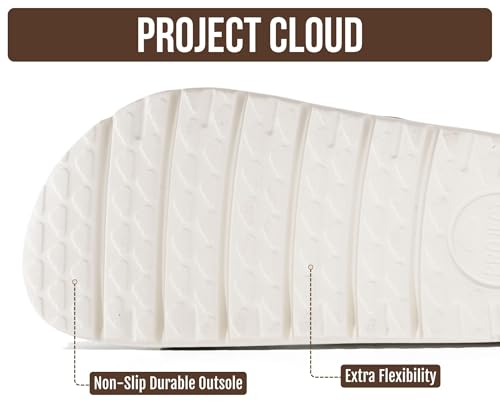 Image of Project Cloud 100% Genuine Leather Platform Sandals Women Footwear - Wedge Chunky Slides for Women 2026 with Memory Foam Insole & Cork Footbed Womens Sandals (GreeceChunky)