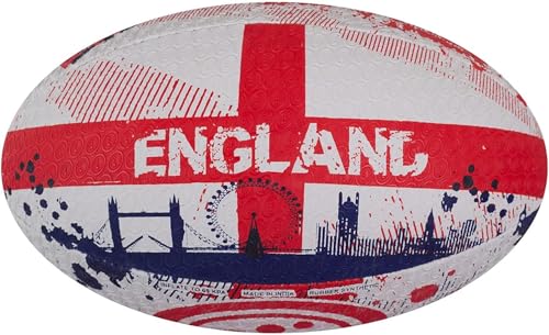Optimum Nations Rugby Ball - England, Size 3